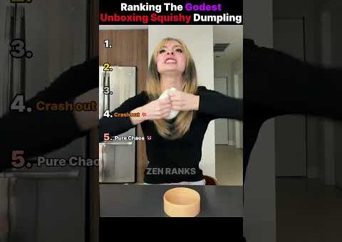 Ranking The Funniest squishy dumpling unboxing moments 🥟