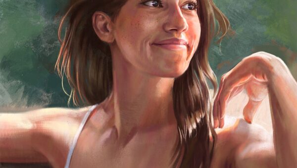Illustration (portrait study) from today