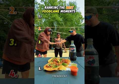 Ranking The Best FoodGame Moments 🤣🍕 || #ranking #trendingnow #top5
