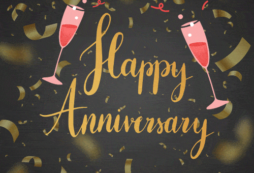 Happy Anniversary Party GIF by sendwishonline.com
