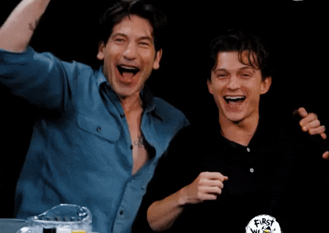 Tom Holland Laughing GIF by First We Feast