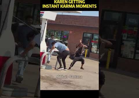 Instant Karma 🤣 #karma #funny #reaction