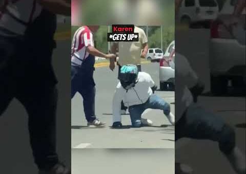 Karen Gets Instant Karma From Bystanders #shorts