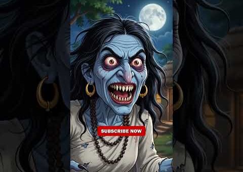 Chudail | Bhoot | Bhut | Ghost | Horror video | Bhoot wala cartoon | Cartoon wala bhoot # ghost #ai