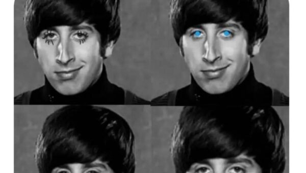 Me pretending I know which Beatle is which so nobody finds out
