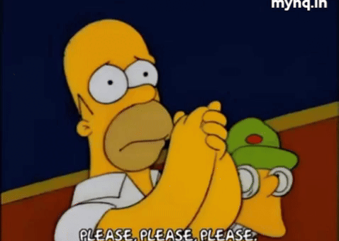 Sad Please Please Please GIF by myHQ