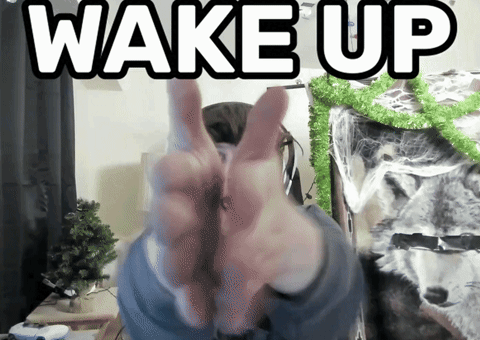 Yelling Good Morning