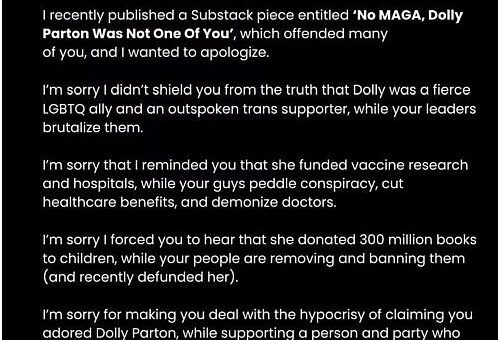An Apology to MAGAts