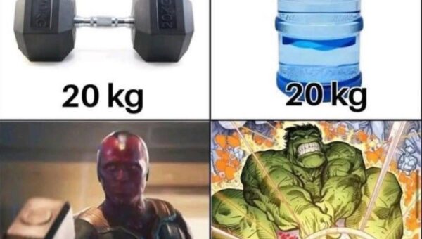 Same weight, different efforts