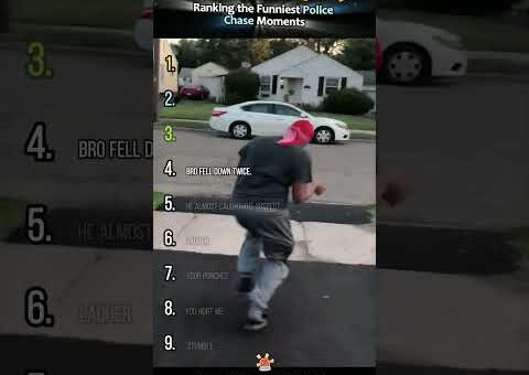 Funniest Cop Chase Moments Caught On Camera 🚓#fyp#funnyvideos#police#usa#viral
