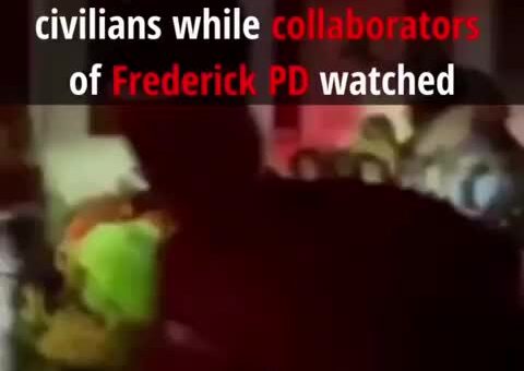 Trump’s brownshirts beat unarmed, unresisting civilians in Frederick, MD the night of Sept 4th while…