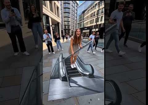 The Street That Shouldn’t Exist. #viral #trendingnow #trending #viralshorts #streetart #3dstreetart