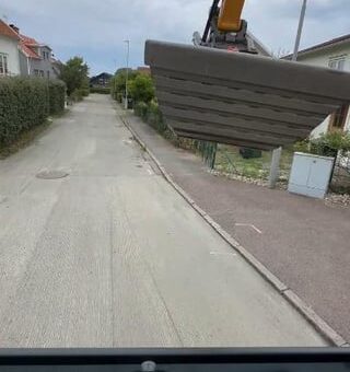 Getting huge chunks of sidewalk off one at a time
