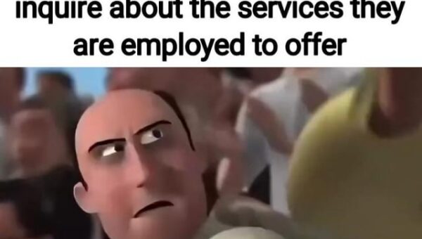 Me making the mistake of approaching the information desk for information