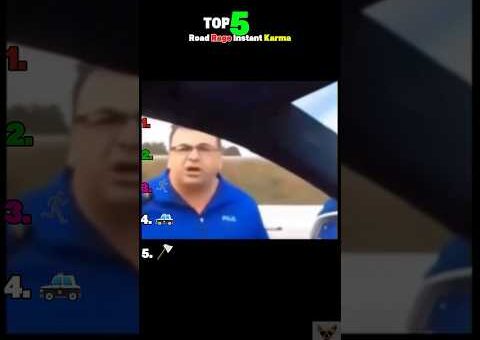 Road Rage Instant Karma #reels #funny #karma