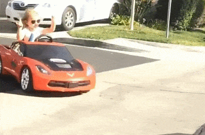 Girl Car
