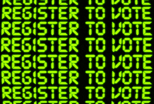 Voting Voter Registration GIF by INTO ACTION