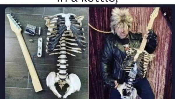 Skeleton Guitar