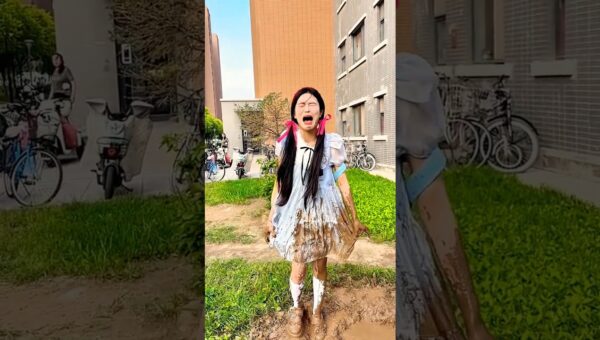 Bully Gets What She Deserves: Instant Muddy Payback!