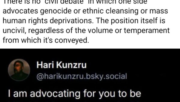 Genocide is uncivil