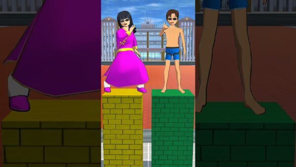 Yuta & Mio Turn Small Again! 😆 #sakuraschoolsimulator#sakura #viralshorts#viralvideo