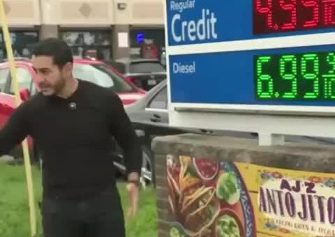 When you’re the president of the United States and people are struggling with gas, you…