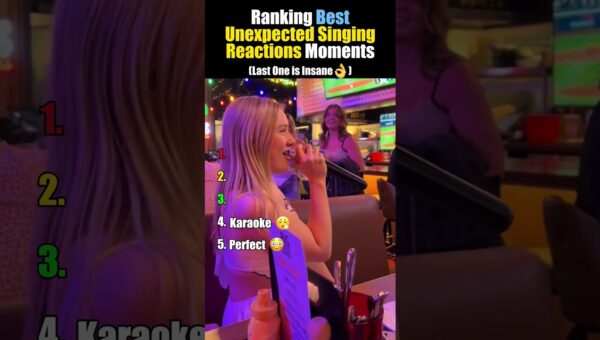 Ranking the MOST Unexpected Singing Moments EVER 🎤🤯 #shorts #ranking