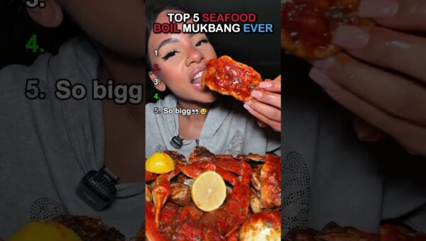 Top 5 Seafood Boil Mukbang Ever 🦐🔥 | The Most Satisfying Seafood Feast!