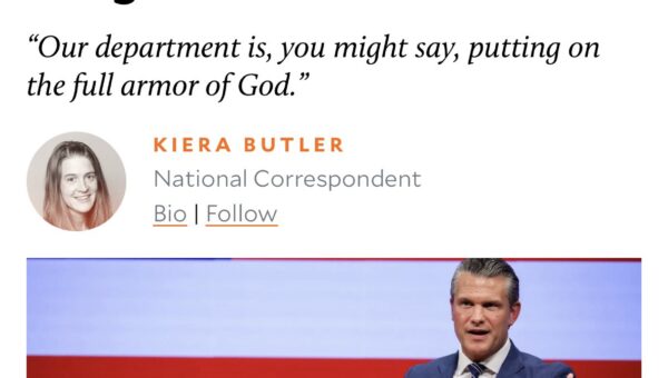 US Dept of War has a new Office of Religious affairs