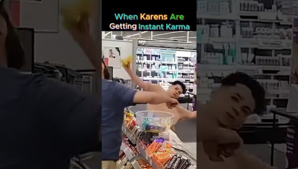 Karens Getting Instant Karma 🤣 #funny #reaction #karma #moments #viralvideo #trending #memes #fyp