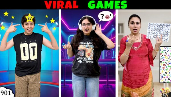 VIRAL GAMES | Ep 901 | Family Comedy Challenge | Aayu and Pihu Show