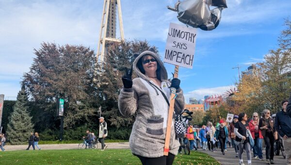Happy No Kings from Seattle, WA