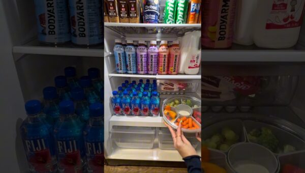 Fridge restock for another sunny week ☀️#fridgerestock #restockwithme #restockasmr #satisfyingvideos