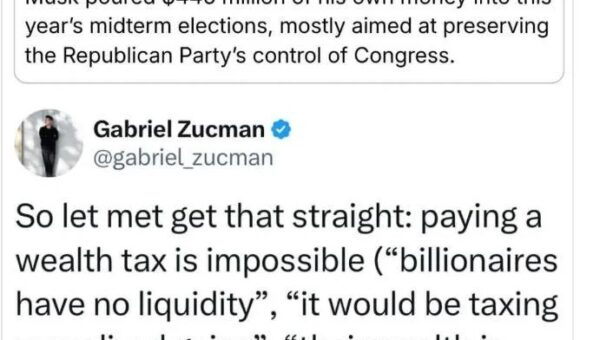 Money to buy elections, but not to pay Taxes