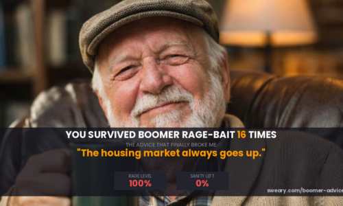 rage bait boomer advice generator game