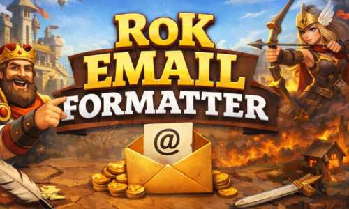 free rise of kingdoms mail formatter tool