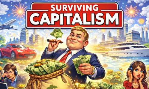 Surviving capitalism clicker game